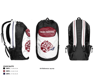 Gear Bag, The Kew-Forest School Volleyball, Men's Volleyball, Teamtime, Team time, sublimation, custom sports apparel, team uniforms, spirit wear, spiritwear, sports uniforms, custom shirts, team store, custom team store, fundraiser sports, apparel fundraiser