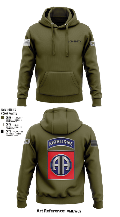 A co 407th 8754700 Hoodie - 1