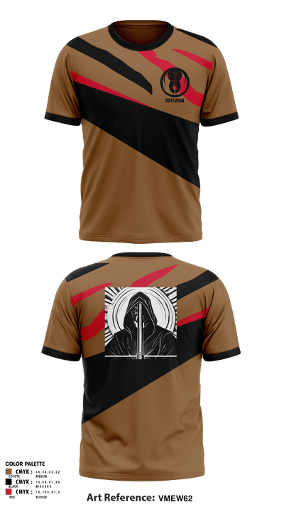 ObieWan 23588262 Short Sleeve Performance Shirt - 1