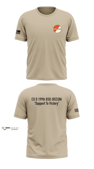 Old School Cotton Feel Shirt, Co D 199TH BSB RECON, National Guard, Teamtime, Team time, sublimation, custom sports apparel, team uniforms, spirit wear, spiritwear, sports uniforms, custom shirts, team store, custom team store, fundraiser sports, apparel fundraiser