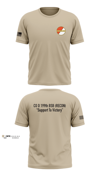 Co D 199TH BSB RECON 1334677 Old School Cotton Feel Shirt - 7