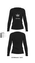 HCS 935th Aviation support battalion 94548122 Women's Long Sleeve V-neck Shirt - 22
