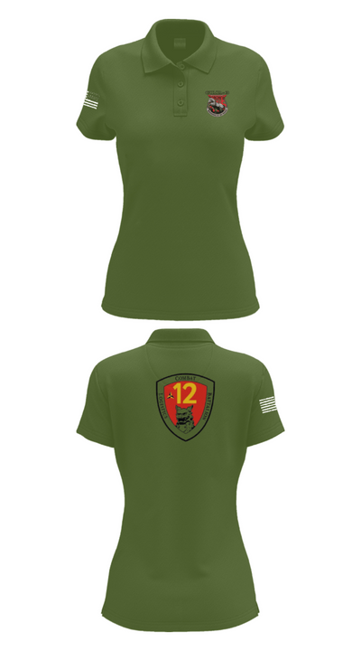 CLB 12 6808252 Women's Short Sleeve Performance Polo  - 55