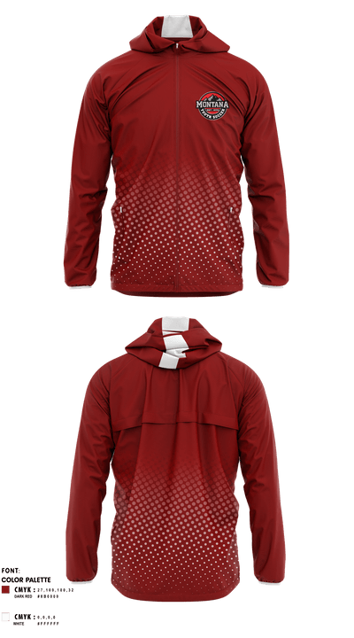 montana youth soccer 485873 Windbreaker - 1