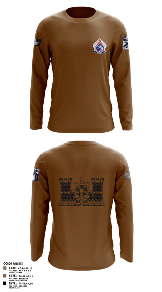 Long Sleeve Performance Shirt, XVIII ABN G2, Army, Teamtime, Team time, sublimation, custom sports apparel, team uniforms, spirit wear, spiritwear, sports uniforms, custom shirts, team store, custom team store, fundraiser sports, apparel fundraiser