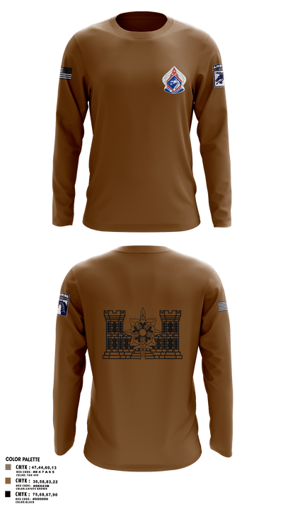 XVIII ABN G2 65000076 Long Sleeve Performance Shirt - 14