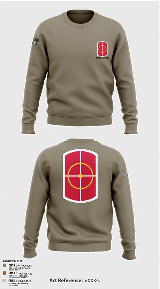 Crew Neck Sweatshirt, 980th EN BN, Army, Teamtime, Team time, sublimation, custom sports apparel, team uniforms, spirit wear, spiritwear, sports uniforms, custom shirts, team store, custom team store, fundraiser sports, apparel fundraiser