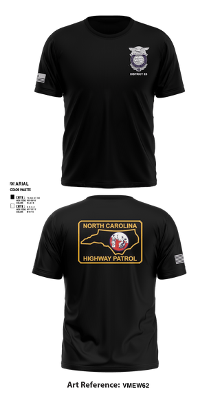 Short Sleeve Performance Shirt, District E5, Police, Teamtime, Team time, sublimation, custom sports apparel, team uniforms, spirit wear, spiritwear, sports uniforms, custom shirts, team store, custom team store, fundraiser sports, apparel fundraiser