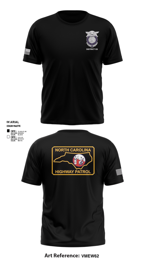 Short Sleeve Performance Shirt, District E5, Police, Teamtime, Team time, sublimation, custom sports apparel, team uniforms, spirit wear, spiritwear, sports uniforms, custom shirts, team store, custom team store, fundraiser sports, apparel fundraiser