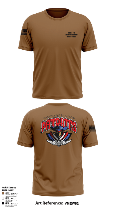 C Co. 2-210 Aviation Regiment (Structures) 22020258 Old School Cotton Feel Shirt - 2