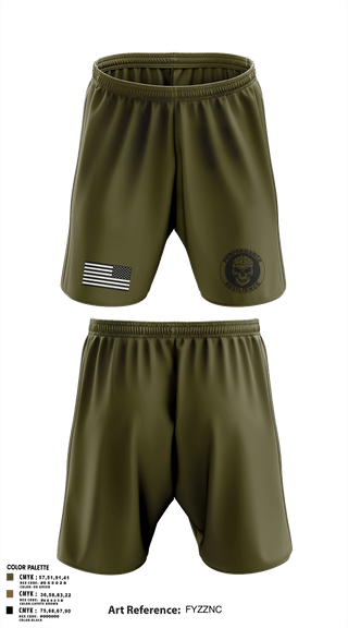 Athletic Shorts With Pockets, R2 Performance center, Army, Teamtime, Team time, sublimation, custom sports apparel, team uniforms, spirit wear, spiritwear, sports uniforms, custom shirts, team store, custom team store, fundraiser sports, apparel fundraiser