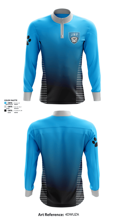 Quarter Zip Jacket, Bulldogs, Women's Basketball, Teamtime, Team time, sublimation, custom sports apparel, team uniforms, spirit wear, spiritwear, sports uniforms, custom shirts, team store, custom team store, fundraiser sports, apparel fundraiser