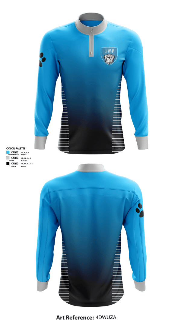 Quarter Zip Jacket, Bulldogs, Women's Basketball, Teamtime, Team time, sublimation, custom sports apparel, team uniforms, spirit wear, spiritwear, sports uniforms, custom shirts, team store, custom team store, fundraiser sports, apparel fundraiser