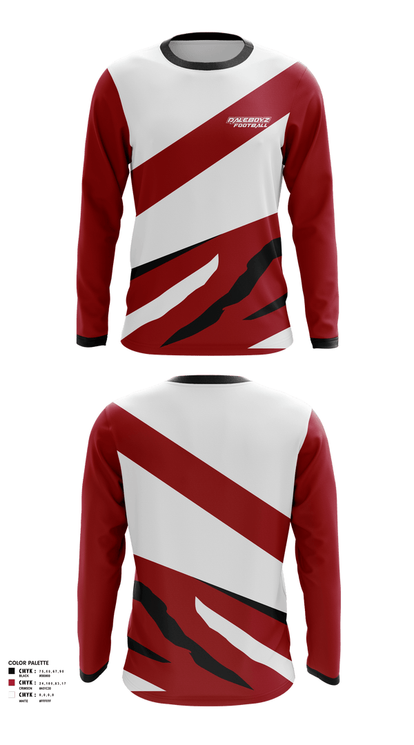Long Sleeve Performance Shirt, Daleboyz, Football, Teamtime, Team time, sublimation, custom sports apparel, team uniforms, spirit wear, spiritwear, sports uniforms, custom shirts, team store, custom team store, fundraiser sports, apparel fundraiser