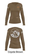 S6 1-32 IN 64050243 Women's Long Sleeve V-neck Shirt - 17