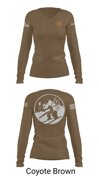 S6 1-32 IN 64050243 Women's Long Sleeve V-neck Shirt - 17