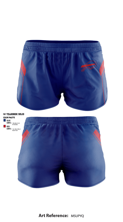 Keystone Bills Football and Cheer 89420686 Women's Shorts - 1