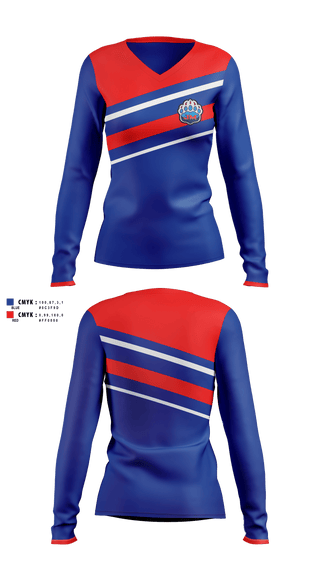Women's Long Sleeve Vneck Shirt, John Marshall, Men's Soccer, Teamtime, Team time, sublimation, custom sports apparel, team uniforms, spirit wear, spiritwear, sports uniforms, custom shirts, team store, custom team store, fundraiser sports, apparel fundraiser