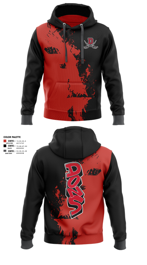 Hoodie, Verdugo hills dons, , Teamtime, Team time, sublimation, custom sports apparel, team uniforms, spirit wear, spiritwear, sports uniforms, custom shirts, team store, custom team store, fundraiser sports, apparel fundraiser