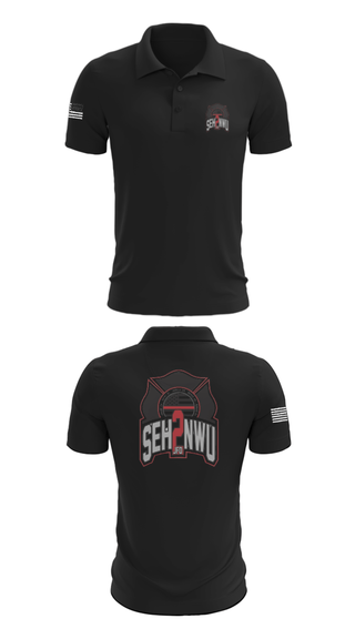 Short Sleeve Performance Polo, SEHNWU, Fire Department, Teamtime, Team time, sublimation, custom sports apparel, team uniforms, spirit wear, spiritwear, sports uniforms, custom shirts, team store, custom team store, fundraiser sports, apparel fundraiser