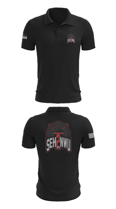 SEHNWU 1641965 Short Sleeve Performance Polo - 27