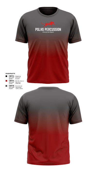 PSLHS Percussion 26686491 Short Sleeve Performance Shirt - 103