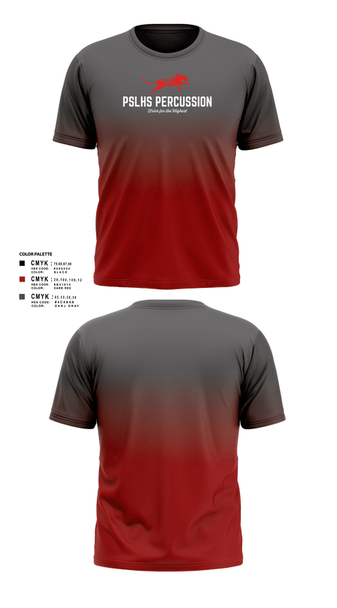 Short Sleeve Performance Shirt, PSLHS Percussion, Men's Soccer, Teamtime, Team time, sublimation, custom sports apparel, team uniforms, spirit wear, spiritwear, sports uniforms, custom shirts, team store, custom team store, fundraiser sports, apparel fundraiser