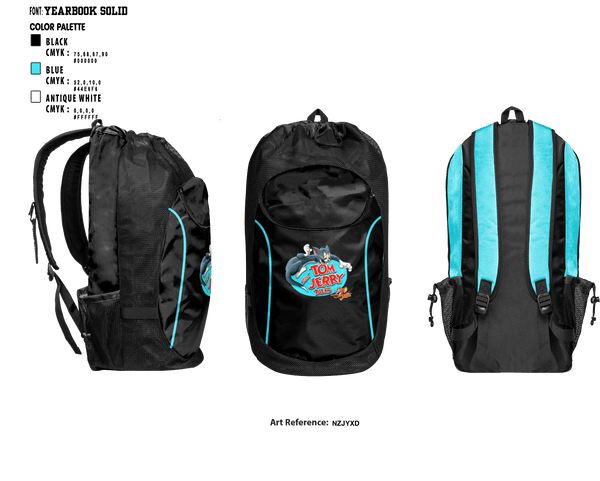 Gear Bag, Tom & jerry elite, Men's Basketball, Teamtime, Team time, sublimation, custom sports apparel, team uniforms, spirit wear, spiritwear, sports uniforms, custom shirts, team store, custom team store, fundraiser sports, apparel fundraiser