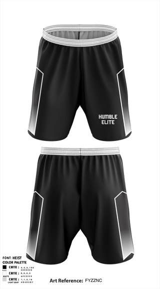 Athletic Shorts With Pockets, Humble Elite, Men's Basketball, Teamtime, Team time, sublimation, custom sports apparel, team uniforms, spirit wear, spiritwear, sports uniforms, custom shirts, team store, custom team store, fundraiser sports, apparel fundraiser