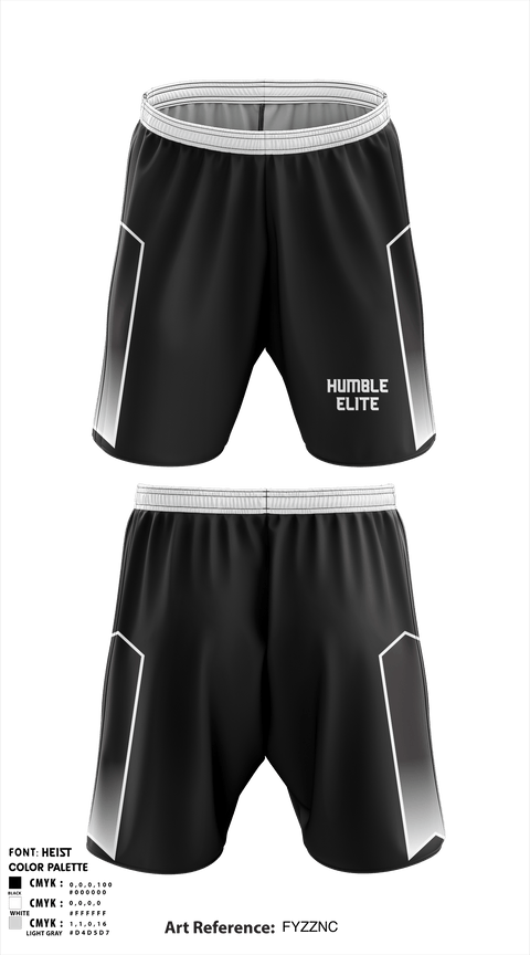 Athletic Shorts With Pockets, Humble Elite, Men's Basketball, Teamtime, Team time, sublimation, custom sports apparel, team uniforms, spirit wear, spiritwear, sports uniforms, custom shirts, team store, custom team store, fundraiser sports, apparel fundraiser