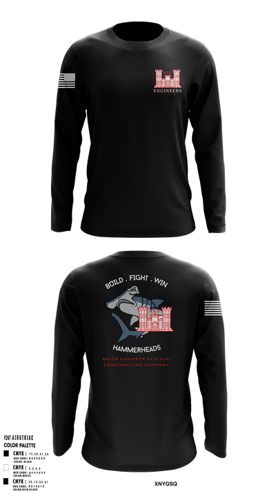 465 EVCC 45637531 Long Sleeve Performance Shirt - 1
