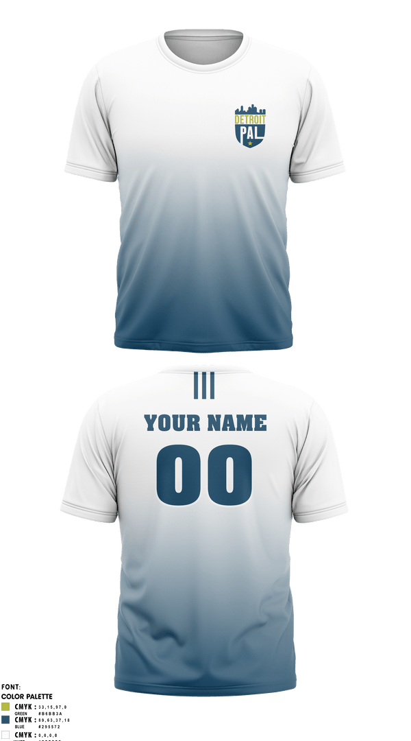 Short Sleeve Performance Shirt, DETROIT PAL 49573768, Football, Teamtime, Team time, sublimation, custom sports apparel, team uniforms, spirit wear, spiritwear, sports uniforms, custom shirts, team store, custom team store, fundraiser sports, apparel fundraiser