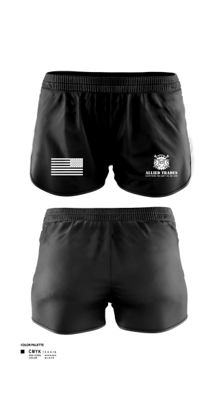 Women's Shorts, ALLIED TRADES, National Guard, Teamtime, Team time, sublimation, custom sports apparel, team uniforms, spirit wear, spiritwear, sports uniforms, custom shirts, team store, custom team store, fundraiser sports, apparel fundraiser