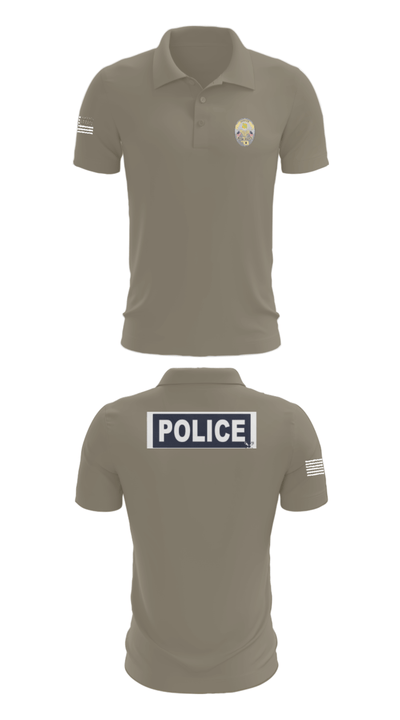 Miami Police Department 88232990 Short Sleeve Performance Polo - 64