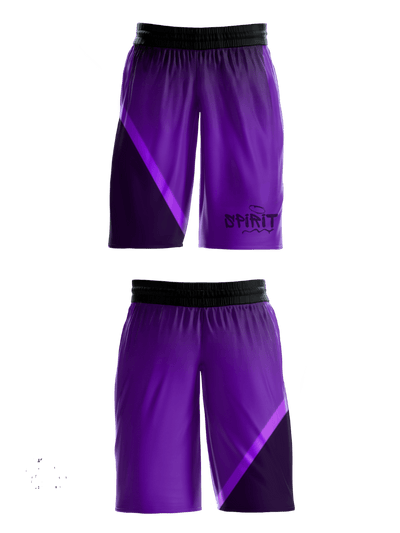 Spirit 10615712 Mens Basketball Shorts - 1