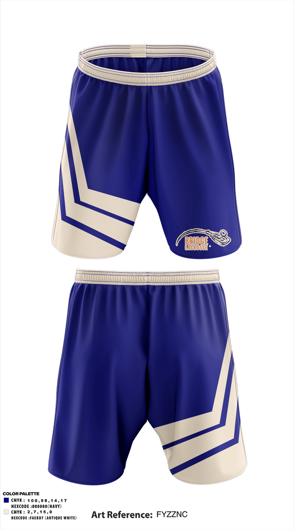 Athletic Shorts With Pockets, Bridge, Men's Lacrosse, Teamtime, Team time, sublimation, custom sports apparel, team uniforms, spirit wear, spiritwear, sports uniforms, custom shirts, team store, custom team store, fundraiser sports, apparel fundraiser