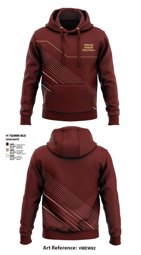 Hoodie, Spokane, Women's Volleyball, Teamtime, Team time, sublimation, custom sports apparel, team uniforms, spirit wear, spiritwear, sports uniforms, custom shirts, team store, custom team store, fundraiser sports, apparel fundraiser