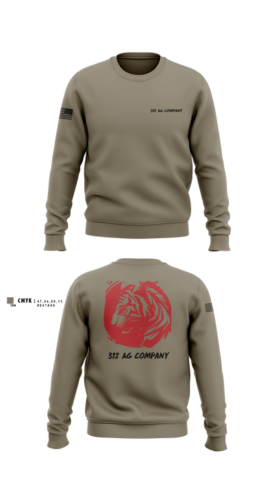 312 AG Company 2409784 Crew Neck Sweatshirt - 1