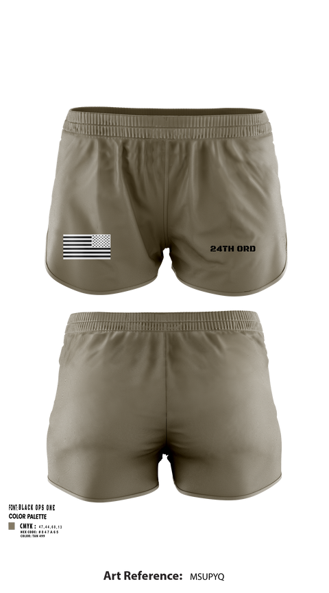 Ranger Panties, 24th ORD, , Teamtime, Team time, sublimation, custom sports apparel, team uniforms, spirit wear, spiritwear, sports uniforms, custom shirts, team store, custom team store, fundraiser sports, apparel fundraiser