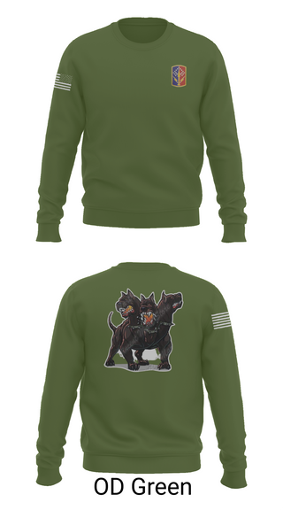 Crew Neck Sweatshirt, 1-174th ADA RGT, , Teamtime, Team time, sublimation, custom sports apparel, team uniforms, spirit wear, spiritwear, sports uniforms, custom shirts, team store, custom team store, fundraiser sports, apparel fundraiser