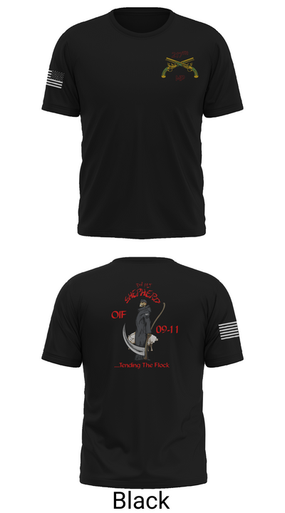 217th MP CO 3rd platoon Iraq 09-10 88609784 Short Sleeve Performance Shirt - 36