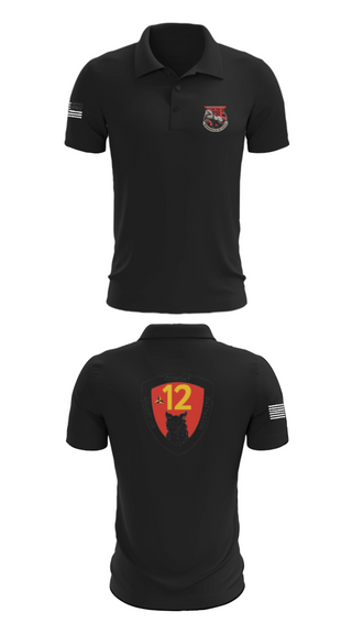 Short Sleeve Performance Polo, CLB 12, Marines, Teamtime, Team time, sublimation, custom sports apparel, team uniforms, spirit wear, spiritwear, sports uniforms, custom shirts, team store, custom team store, fundraiser sports, apparel fundraiser