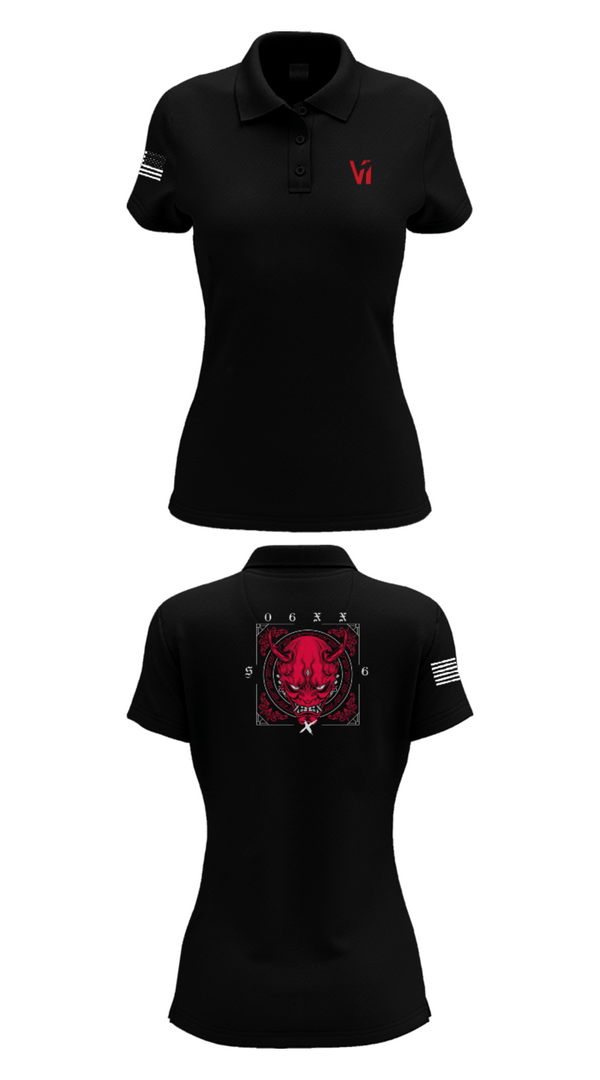 Women's Short Sleeve Performance Polo, 3d SGX, Marines, Teamtime, Team time, sublimation, custom sports apparel, team uniforms, spirit wear, spiritwear, sports uniforms, custom shirts, team store, custom team store, fundraiser sports, apparel fundraiser
