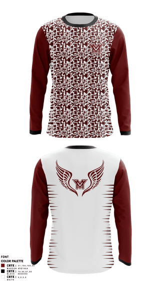 Long Sleeve Performance Shirt, Mount vernon, Track & Field, Teamtime, Team time, sublimation, custom sports apparel, team uniforms, spirit wear, spiritwear, sports uniforms, custom shirts, team store, custom team store, fundraiser sports, apparel fundraiser