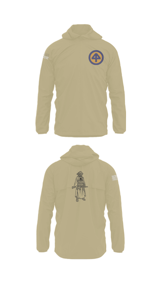 Windbreaker, A Co 1/1-114thA Co 1-114th INF, Army, Teamtime, Team time, sublimation, custom sports apparel, team uniforms, spirit wear, spiritwear, sports uniforms, custom shirts, team store, custom team store, fundraiser sports, apparel fundraiser