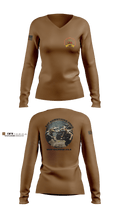 Clb-5 16970811 Women's Long Sleeve V-neck Shirt - 2