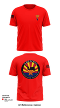 Arizona Underwater Explorers 16457471 Short Sleeve Performance Shirt - 41