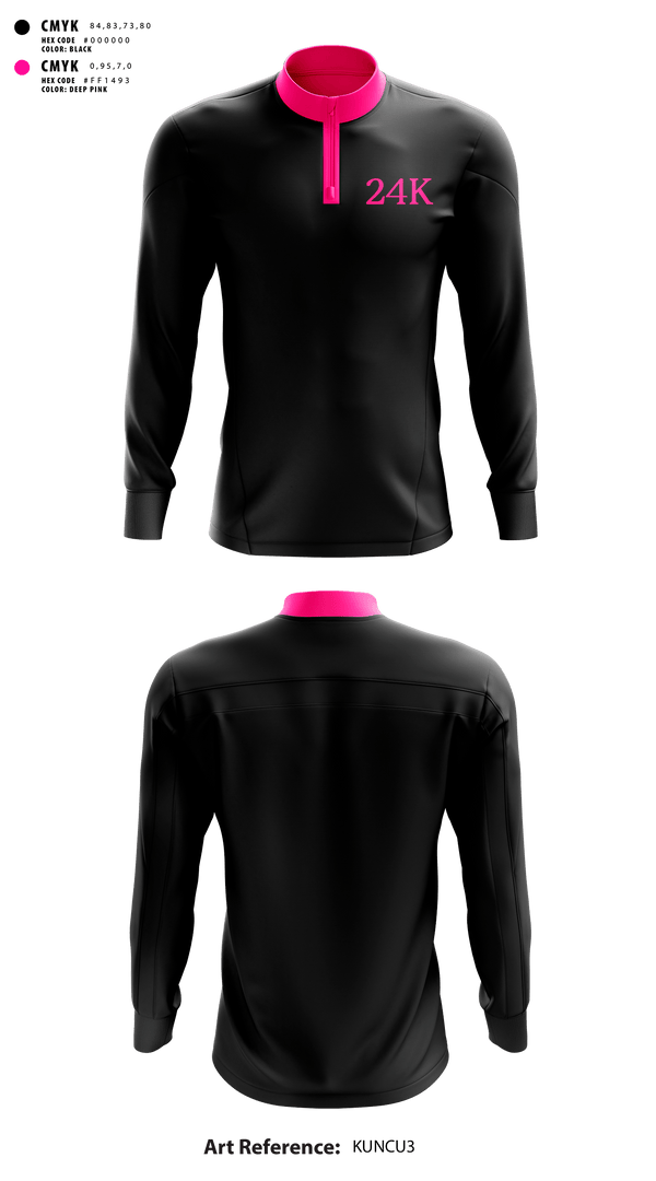 Quarter Zip Jacket, 24k, Men's Basketball, Teamtime, Team time, sublimation, custom sports apparel, team uniforms, spirit wear, spiritwear, sports uniforms, custom shirts, team store, custom team store, fundraiser sports, apparel fundraiser