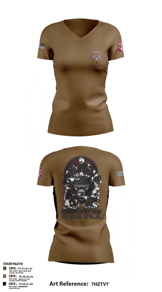 Women's Short Sleeve Vneck Shirt, Bravo Company, MRBn, Fort Belvoir, Army, Teamtime, Team time, sublimation, custom sports apparel, team uniforms, spirit wear, spiritwear, sports uniforms, custom shirts, team store, custom team store, fundraiser sports, apparel fundraiser