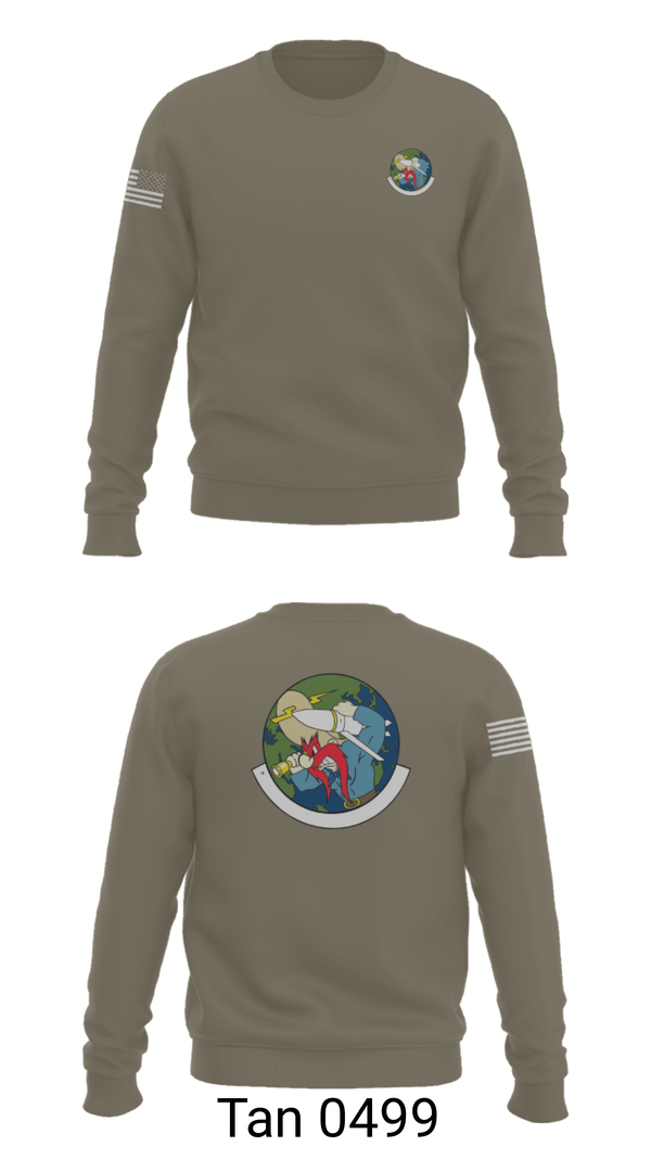 Crew Neck Sweatshirt, 20th Intelligence Squadron, Air Force, Teamtime, Team time, sublimation, custom sports apparel, team uniforms, spirit wear, spiritwear, sports uniforms, custom shirts, team store, custom team store, fundraiser sports, apparel fundraiser